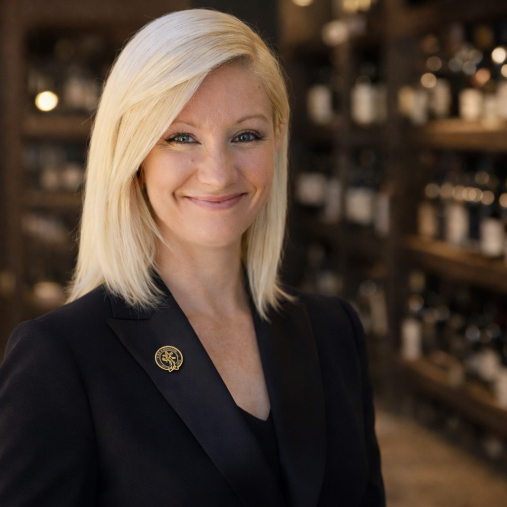 Krystal Kinney professional sommelier and wine representative educating businesses on profitable wine programs